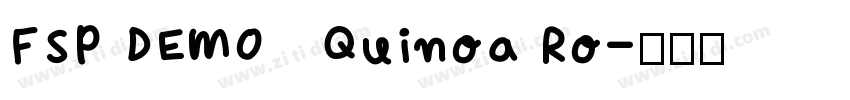 FSP DEMO   Quinoa Ro字体转换